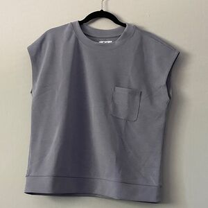 Women's Sleeveless Gray Top